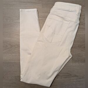 American Eagle Outfitters Women's Off-White Skinny Jeans